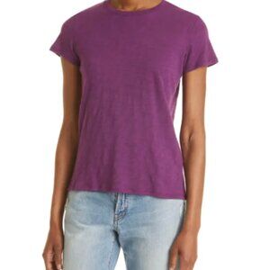 ATM Slub Jersey Crew Tee • Purple • XS • Luxury Basic Essential